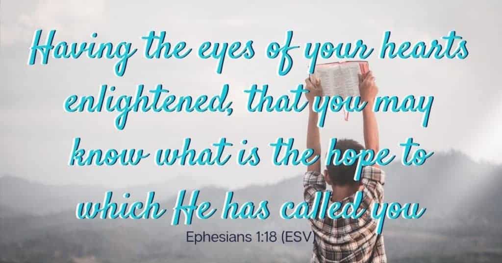 bible verse Ephesian 1:18