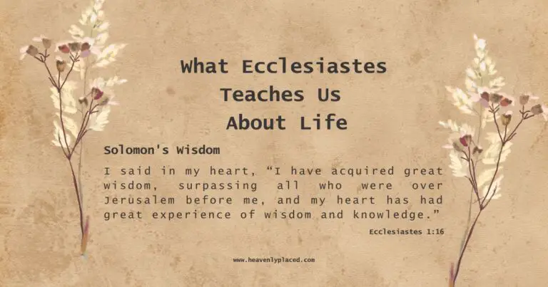 Unlocking Wisdom: What Ecclesiastes Teaches Us About Life